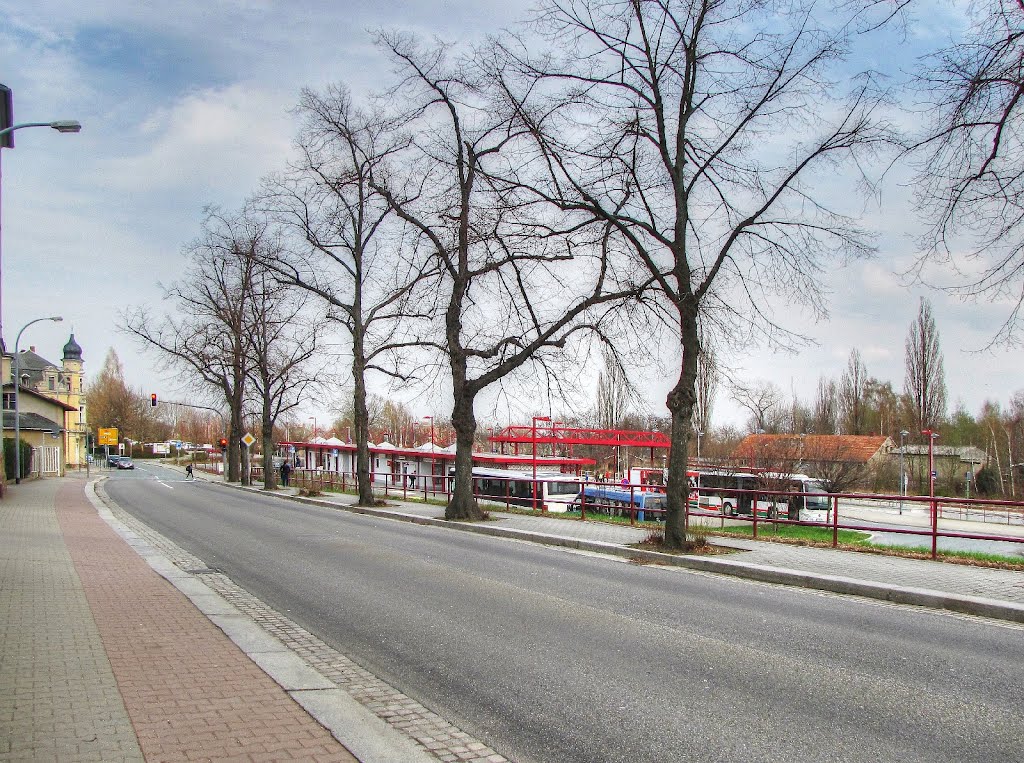 Burgstädt - Bahnhofstraße by Rudolf Henkel