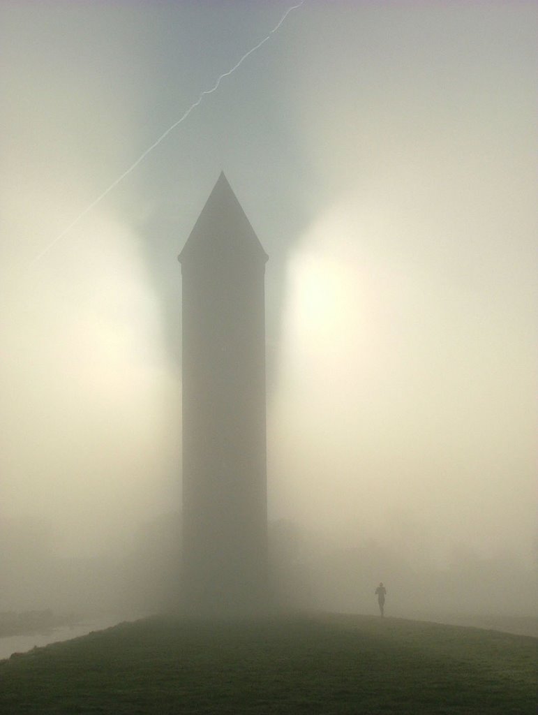 Watertower unveiled in the fog by bgharmse