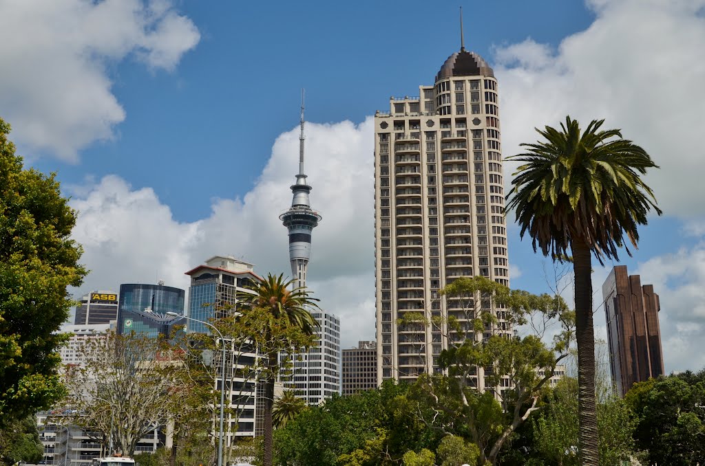 Vue depuis Bowen Avenue - Auckland (Nouvelle-Zélande) by Naru Kenji