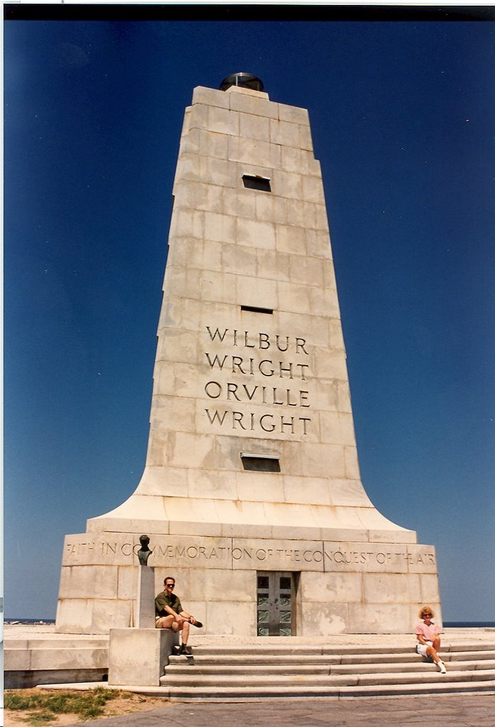 The Wright Brothers Monument by AJ Franklin