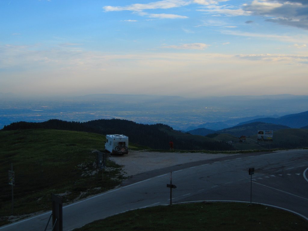 Monte Grappa, south-view by Peter Busch,D