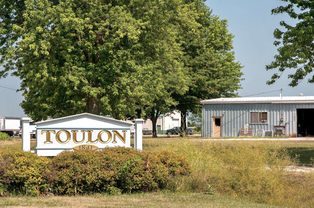 Toulon Illinois welcome sign est. 1841 by D200DX