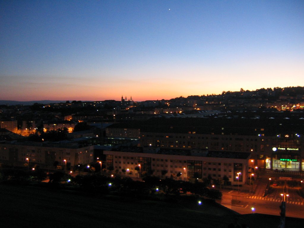 Santiago de Compostela by night by neron78