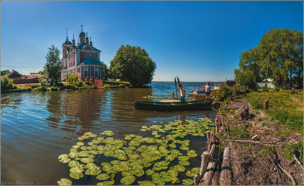 На реке Трубеж(Переславль-Залесский). / On the river Trubezh (Russia, Pereslavl-Zalesskiy). by Elena Belyukova