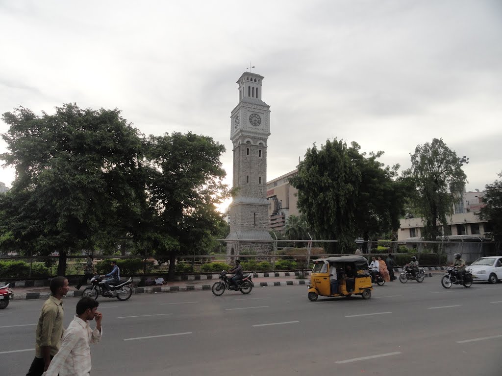 Famous clock tower, secunderabad by achyutanandaj