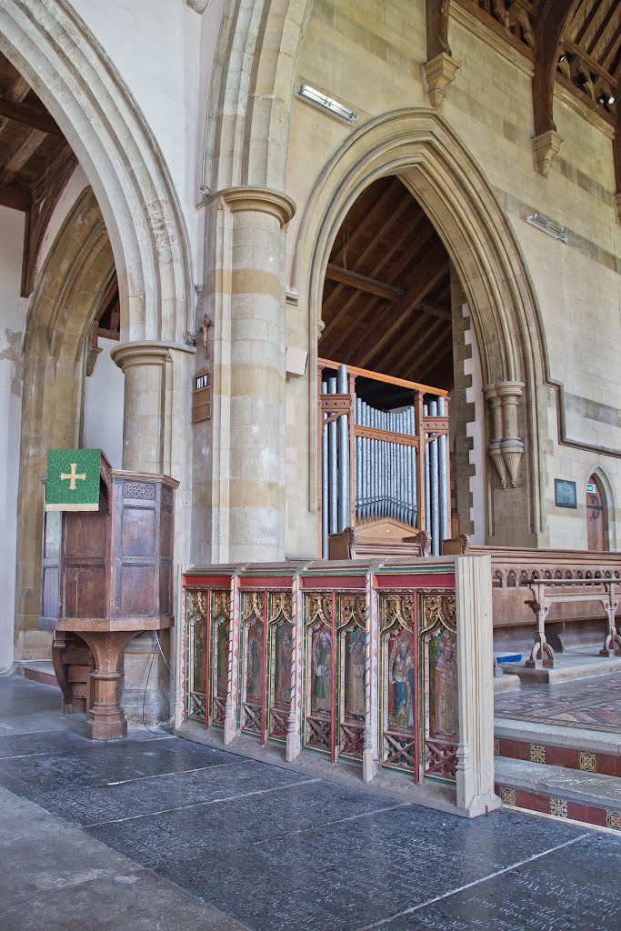 Thornham All Saints Interior by DAVHAR