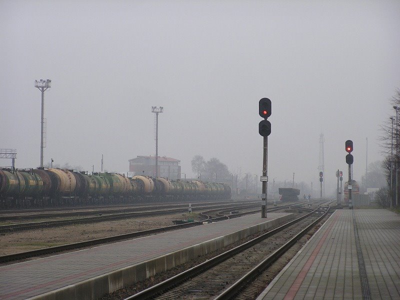 Train station of Klaipeda by Antanas Kairys