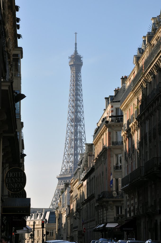 La Tour Eiffel da Avenue Kleber - L.Berardocco by Luca Berardocco