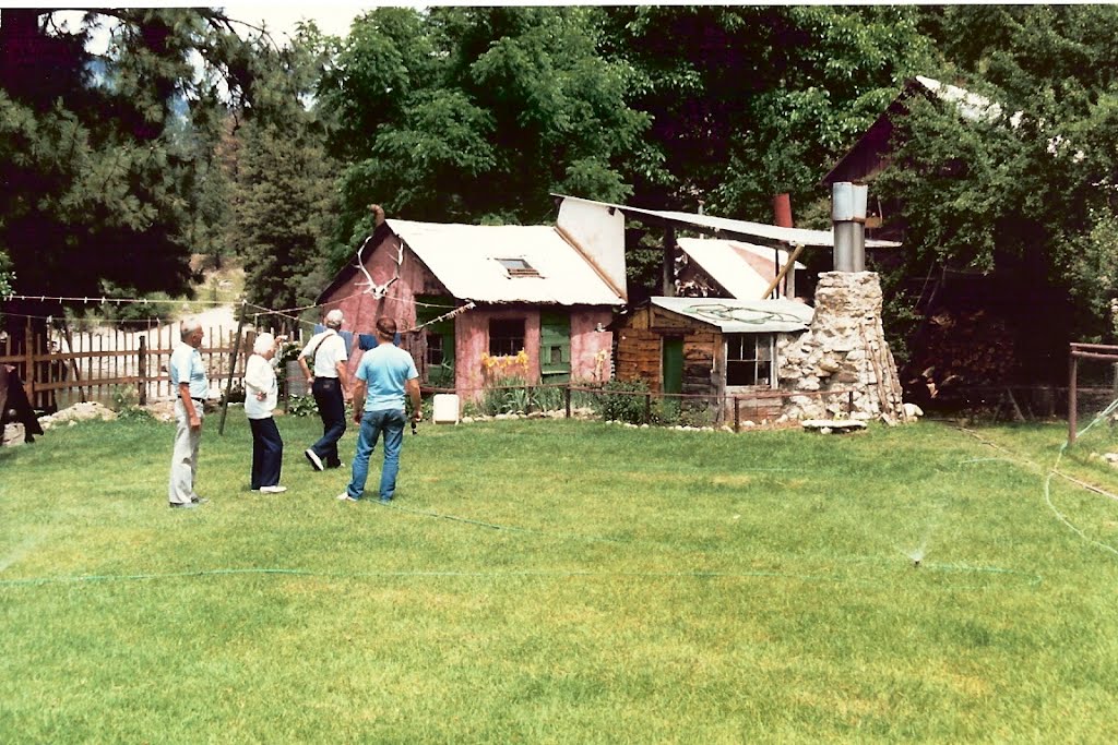 BUCKSKIN BILL'S CABIN by KARL F