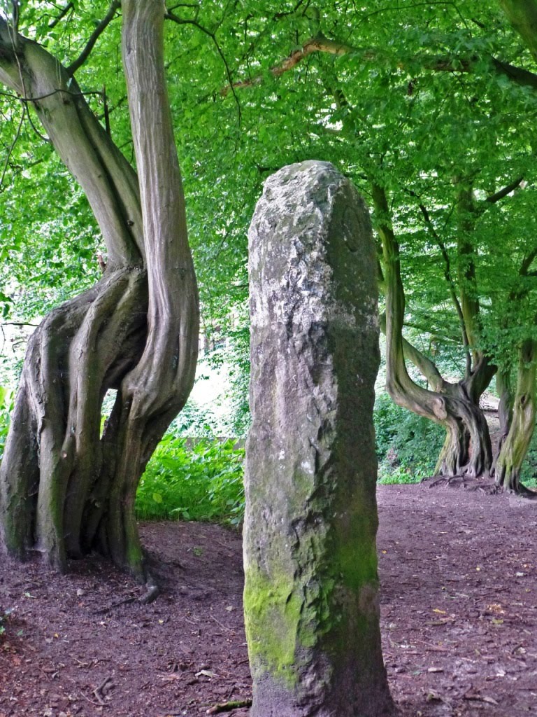 Grenzstein - landmark between Germany and the Netherlands by Maria Wargers