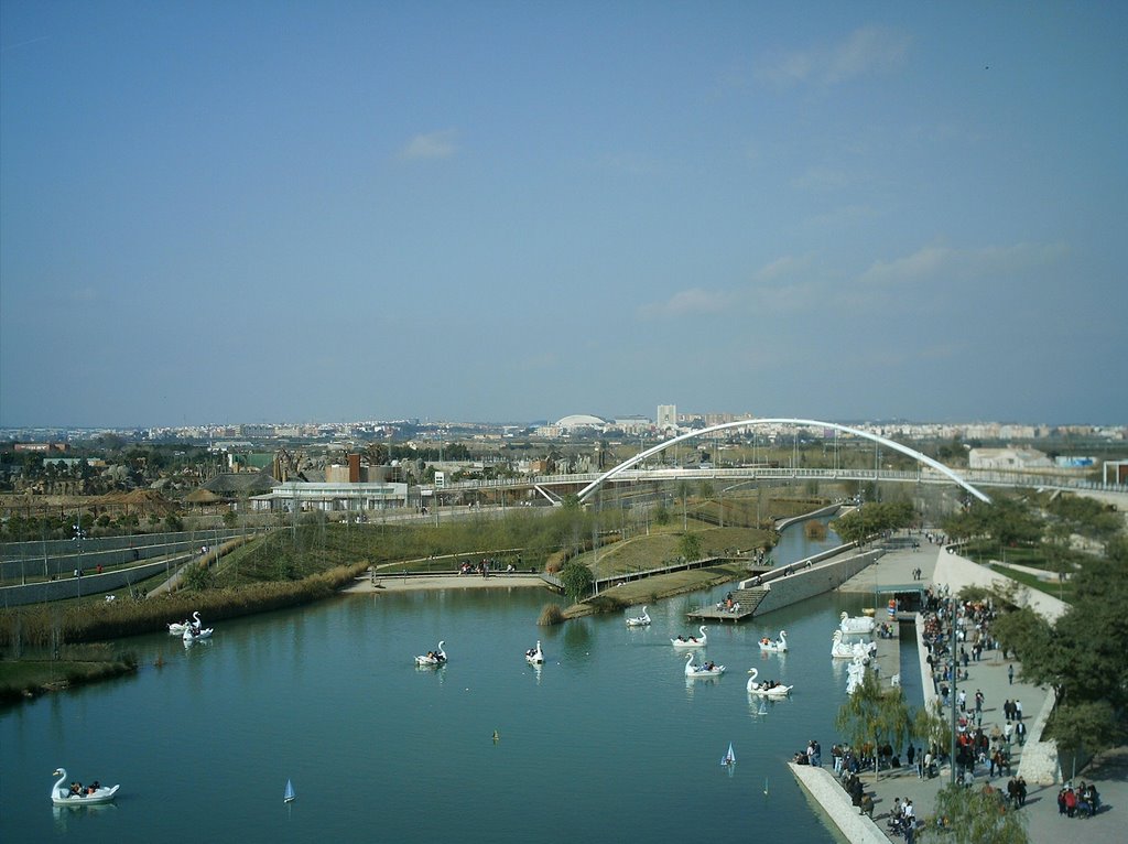 Gran foto del parque de cabecera del Turia by polietes