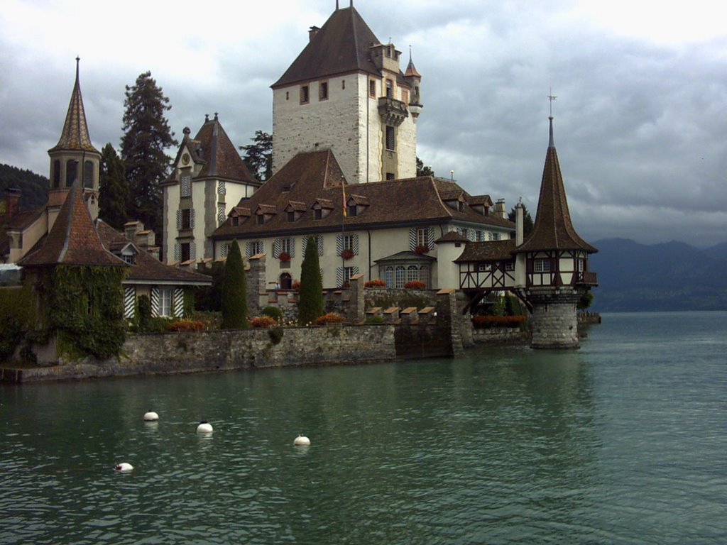 Oberhofen from Lake Thun by frannicksmith