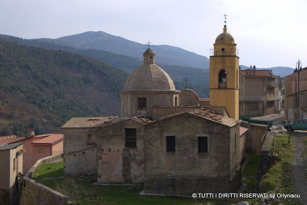 Desulo: vecchia chiesa di Sant'Antonio Abate by Orlyniscu