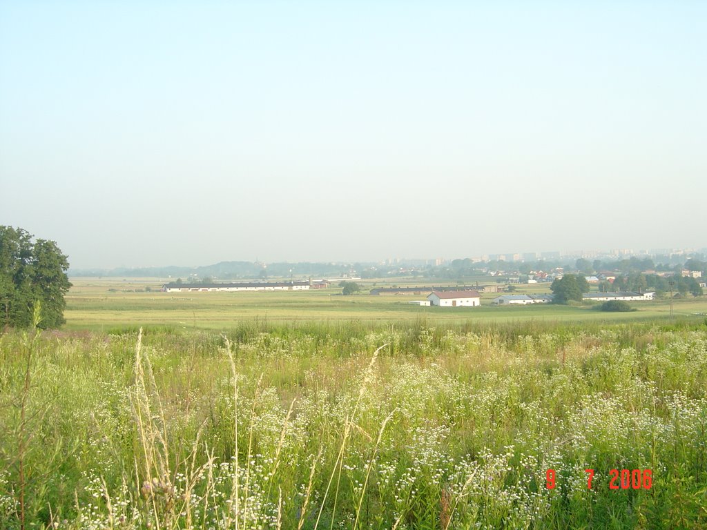 South part of Tarnow. View from Skrzyszow. by White_Raven87