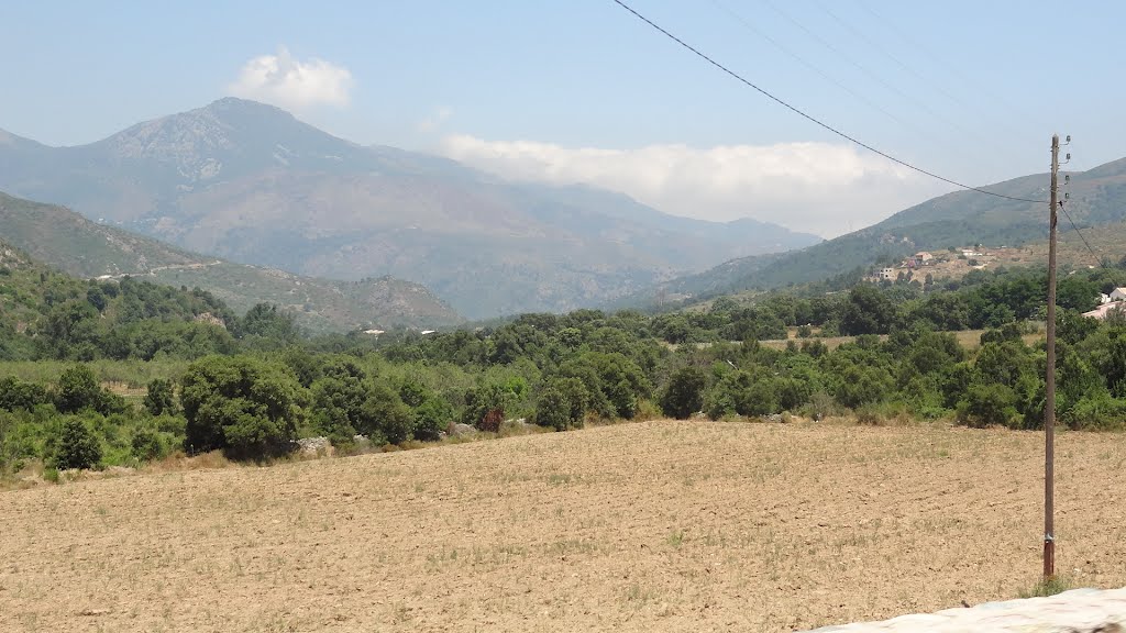 Landscape of Corsica nearby Ponte Novu by saschafuchs