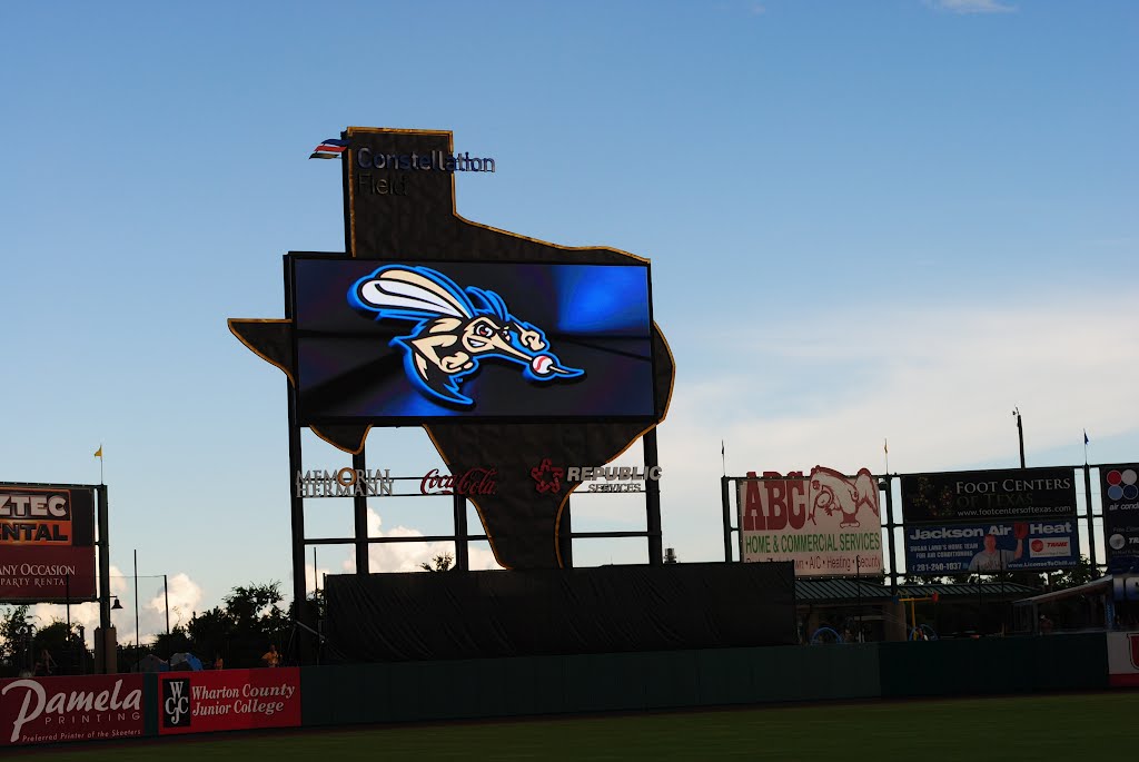 Sugar Land Skeeters - Constellation Field by the baseball traveler