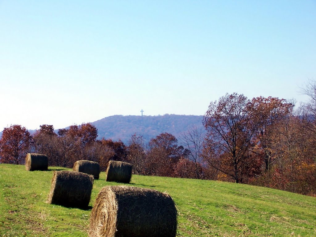 Bald Knob Cross In The Distance........(1622394350) by 1622394350