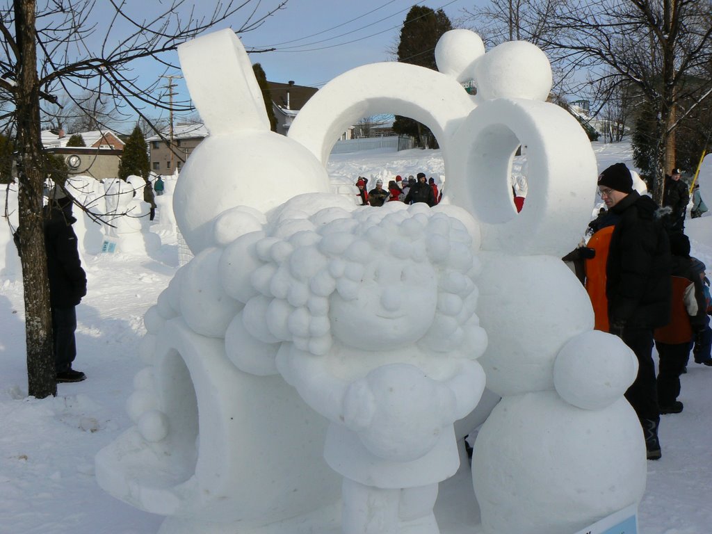 Jonquièere en neige 2008 by Georges Arseneault