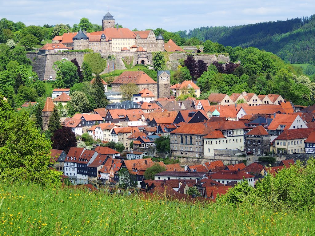 Bezaubernder Blick auf die 3-stufige Stadt Kronach - ** Top view over the three-stage city Kronach by bayernengel ( i ♥ panoramio - no views)