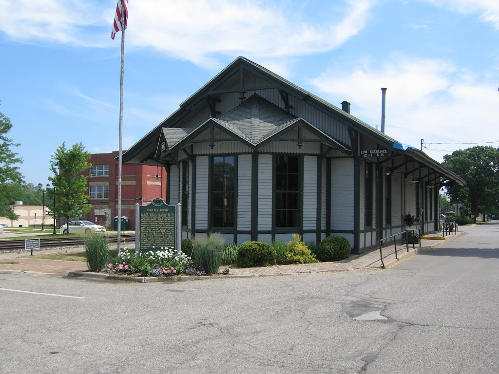 Train Station - Chelsea, MI July 2012 by archlapeer