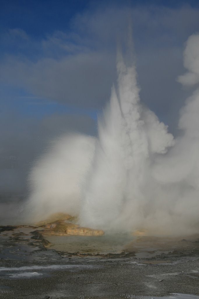 Clepsydra Geyser, Yellowstone National Park, Wyoming by Richard Ryer