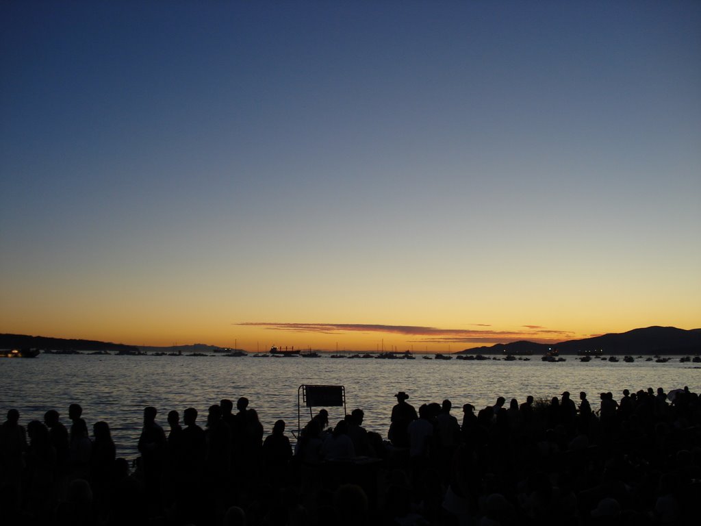 Sunset from English Bay 2 (Celebration of Lights 2007) by jsourbee