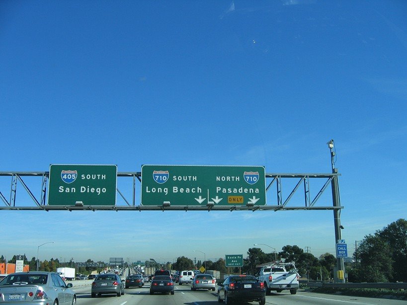 405 Freeway southbound to Long Beach by LakeNipissing