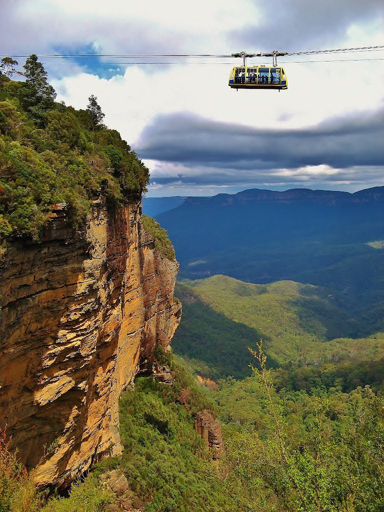 Cableway in the Blue Mountains, Katoomba by Sabine Dollinger