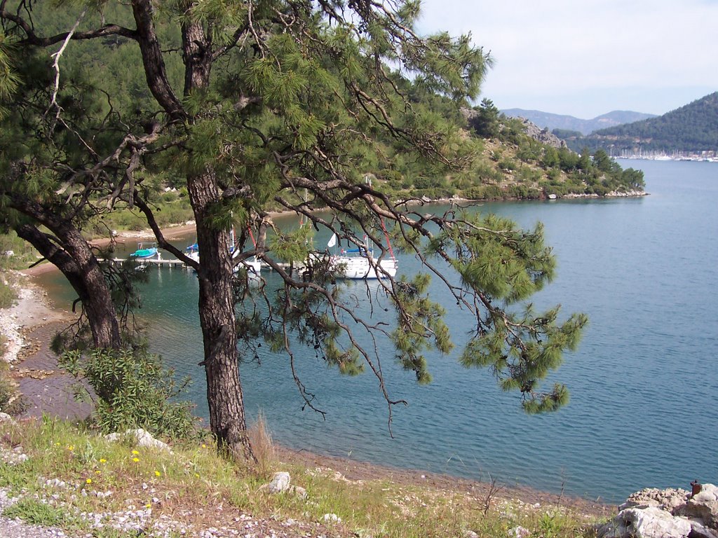 Kız Kumu, bay near Orhaniye village, NNE view to Martı Marina in background by Andreas Czieborowski