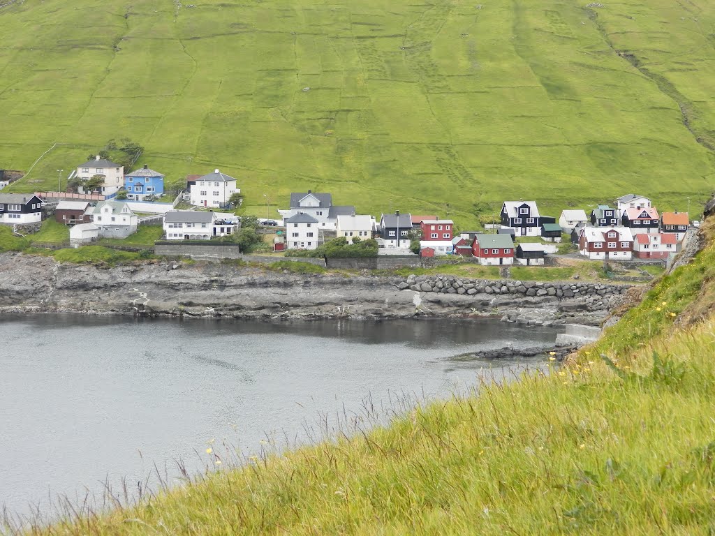 View to Kvívík, Streymoy, Faroe Islands by Eileen Sandá