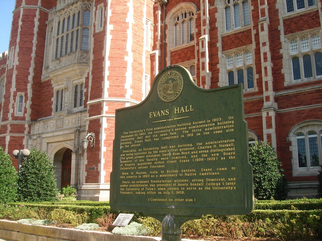 Norman, OK USA - University of Oklahoma, Evans Hall by MARELBU