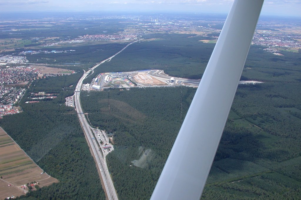 Aerial Photo, Hockenheimring, Germany by Jean Herbrink