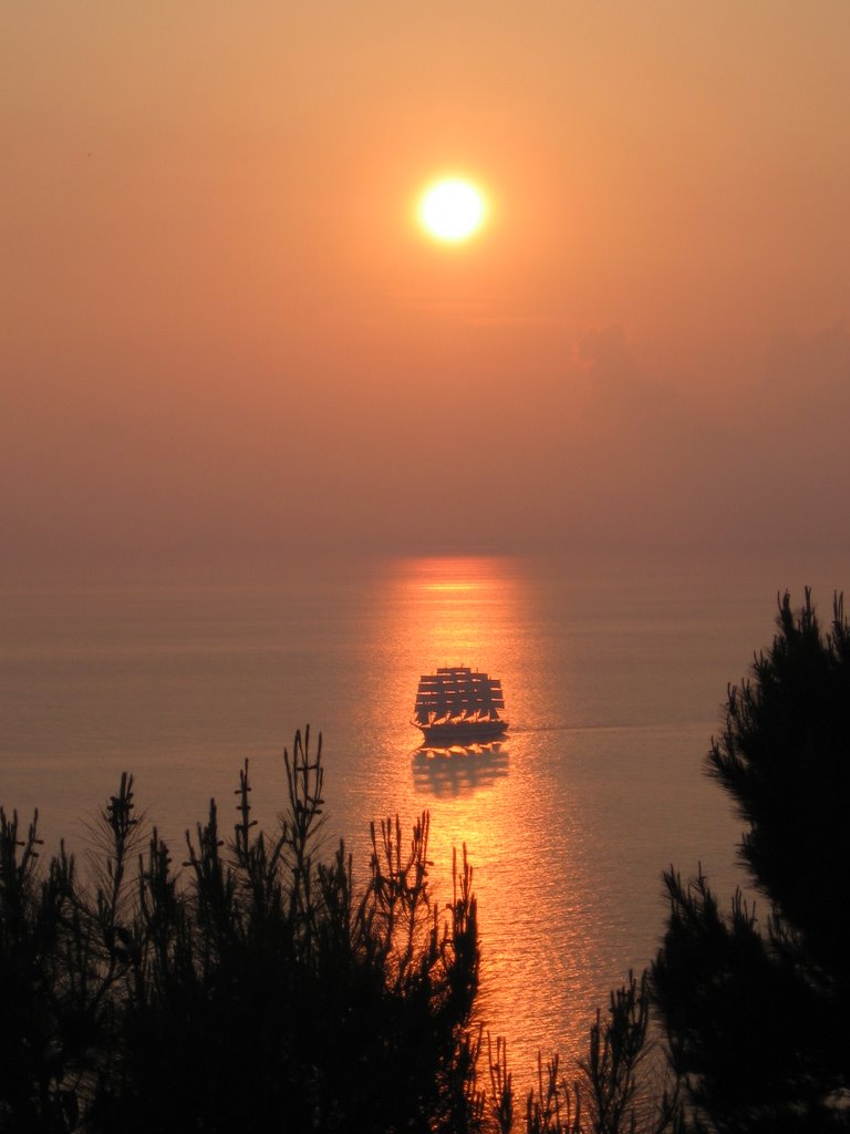 Sorrento - Sonnenuntergang am Meer by Heike11