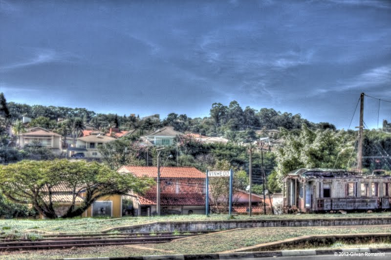 Vista da estação ferroviária de Vinhedo by G. Romanini