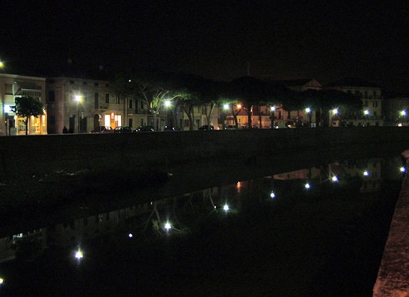 2008 - Riflessi di notte sul Fiume Misa by ♥ stazio vinicio