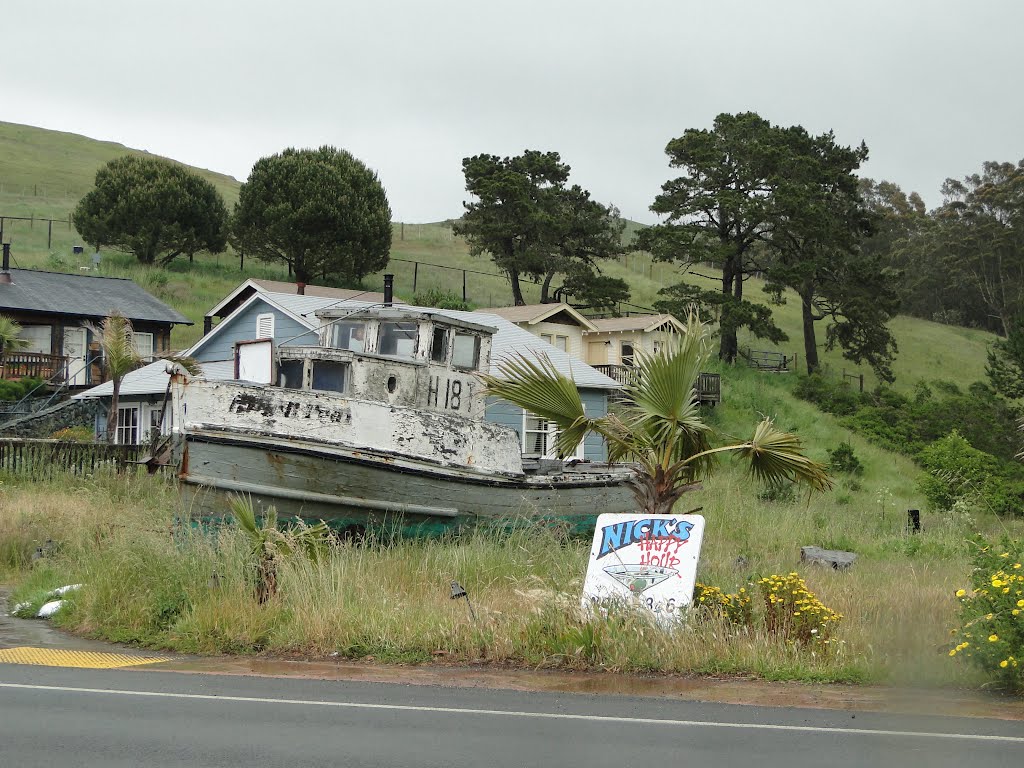 In front of Nick 's Cove Fishing by Gino Vivi