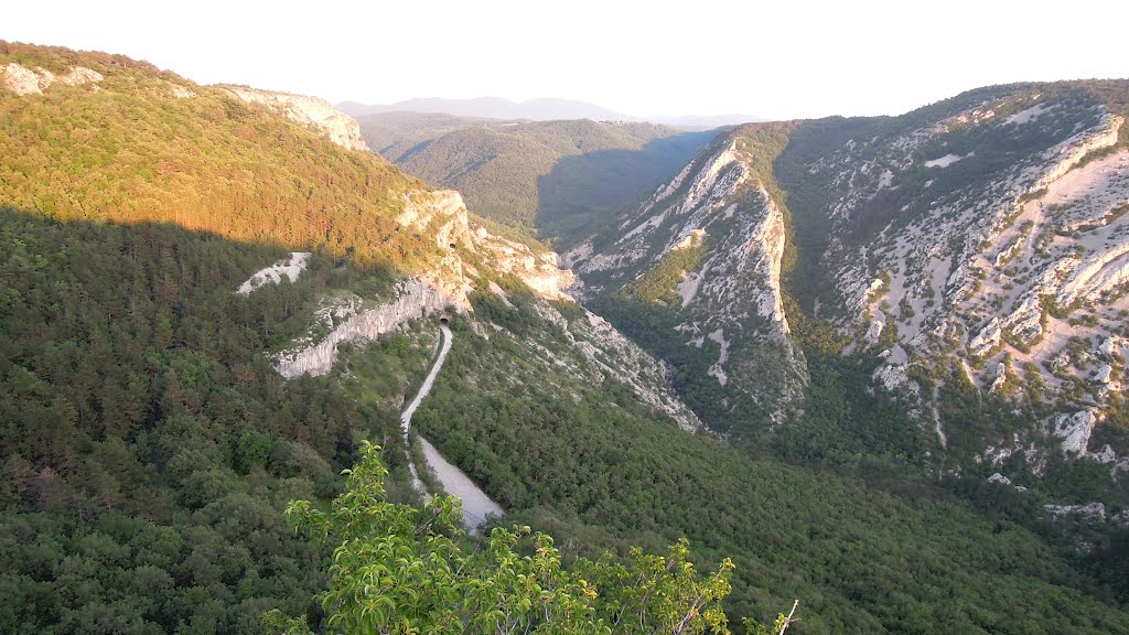 Panorama da San Lorenzo - Tramonto sulla Val Rosandra by MarioTs - NO Views