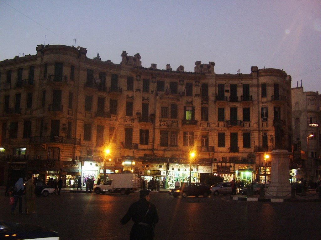 Talat Harb Square by Night by Walid Lotfy 73