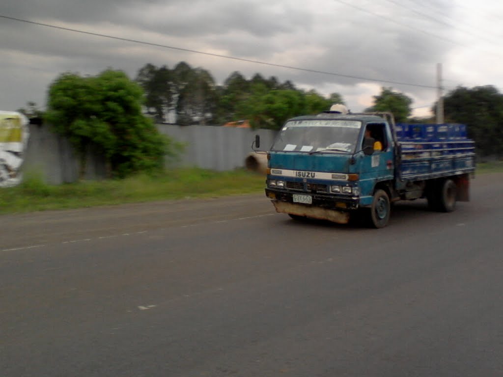 Truck on highway by Kurt_Barcelona