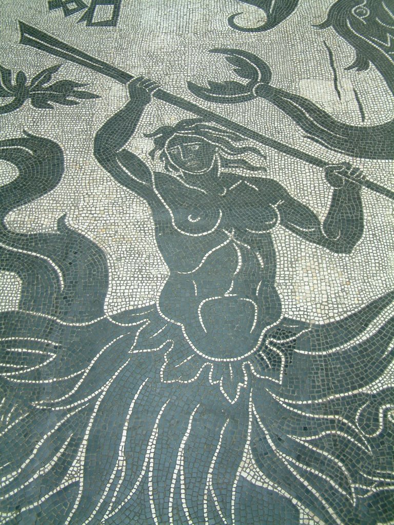 Vatican Museums Roman mosaic floor by mdugan