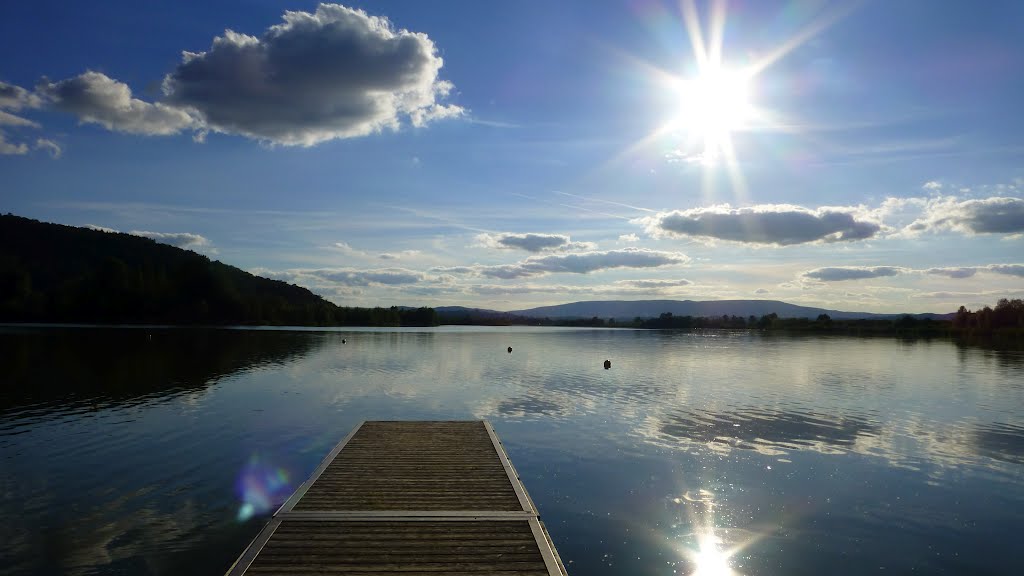 Abends am See by M.Morell