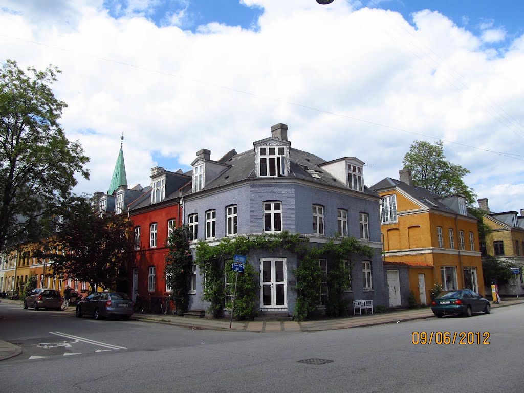 Corner of Sankt Pauls Gade and Kronprinsessegade by Anuar T