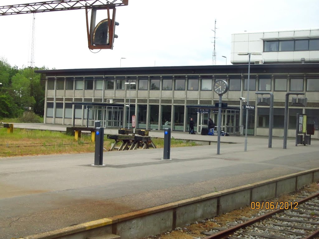 Rødby Færge railway station and ferry harbour by Anuar T