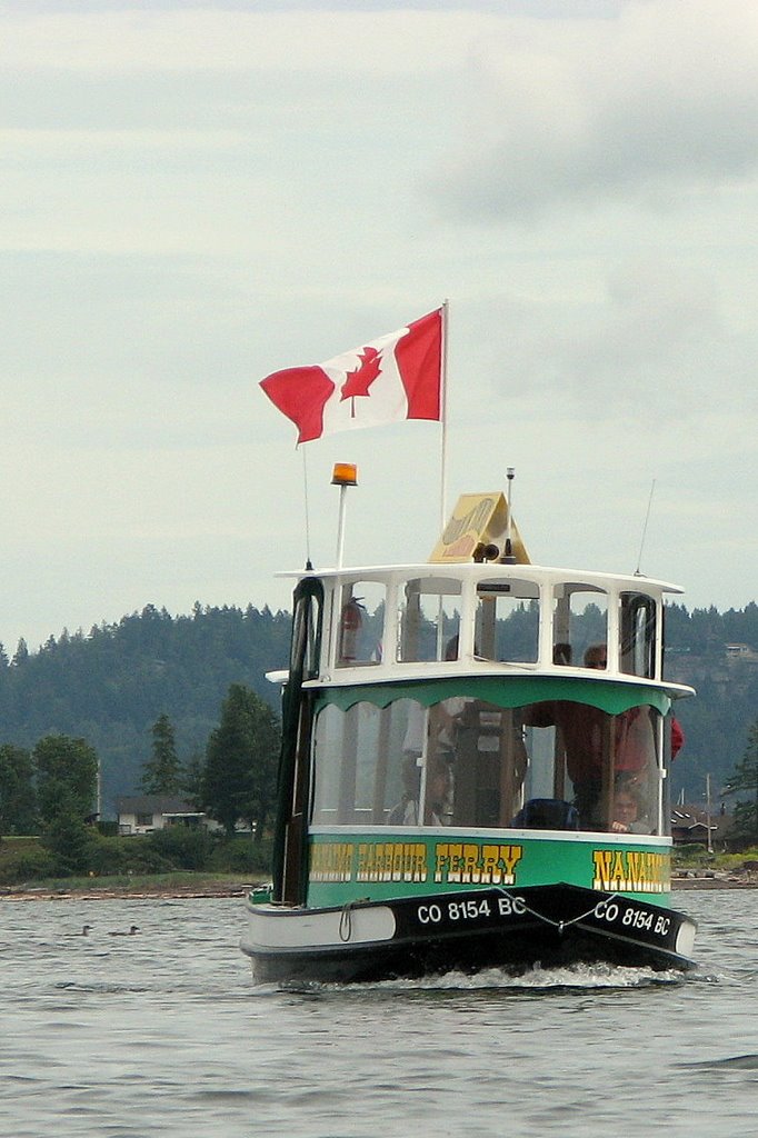 Nanaimo Harbour Ferry by Wilf Ratzburg