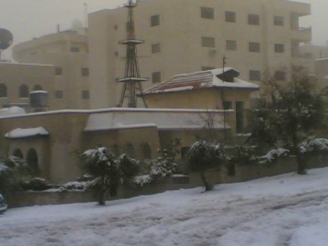 My Naighbourhood In Snow by Moumen Al-Awa