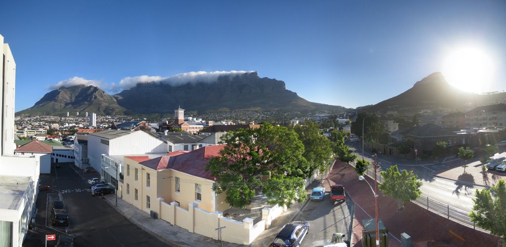 Panorama from view at restaurant "relish" in Cape Town by rgdekoning