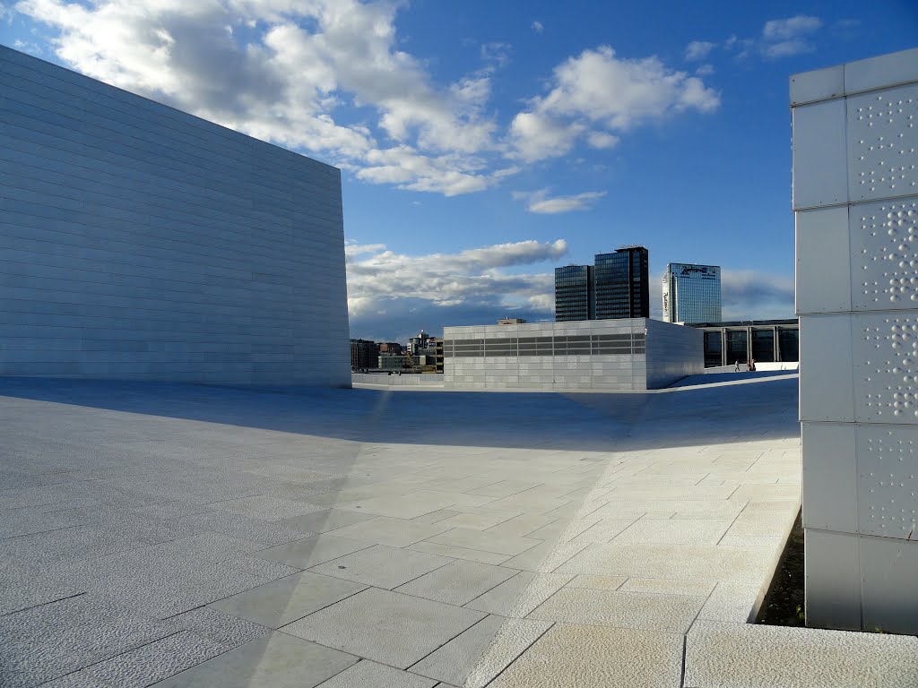 On a Clear Day (Standing on the Roof of the Opera House)... You Can See Forever (Oslo, Norway) by laurac5