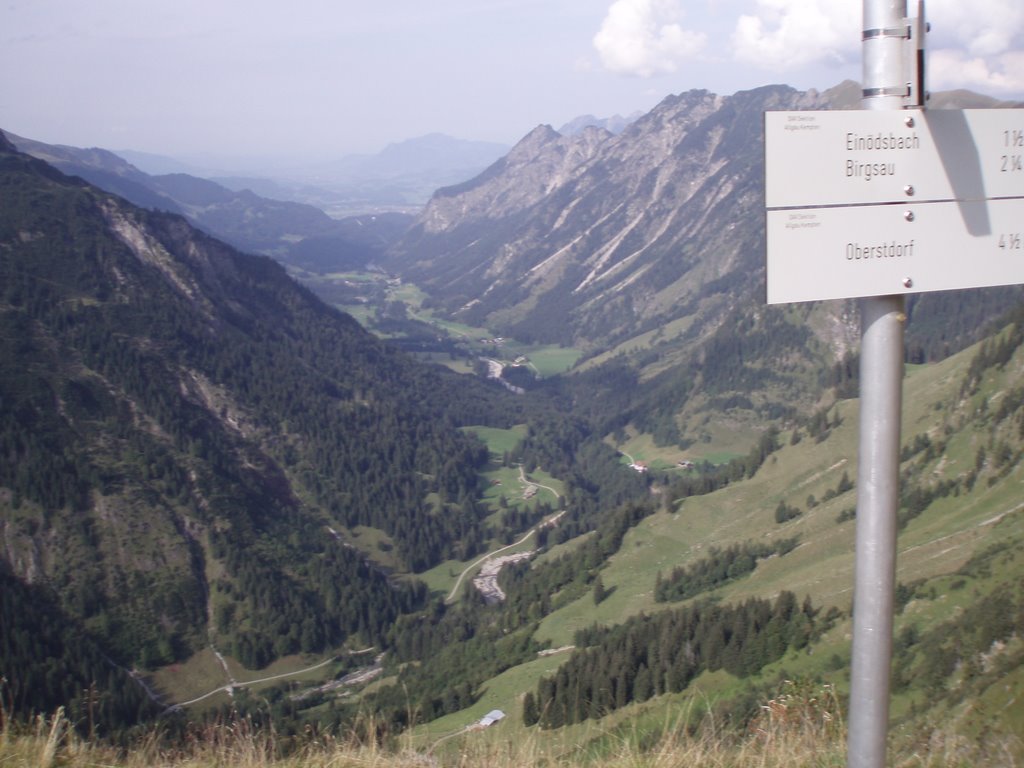 View from Enzianhütte to Oberstdorf by xsc|csx