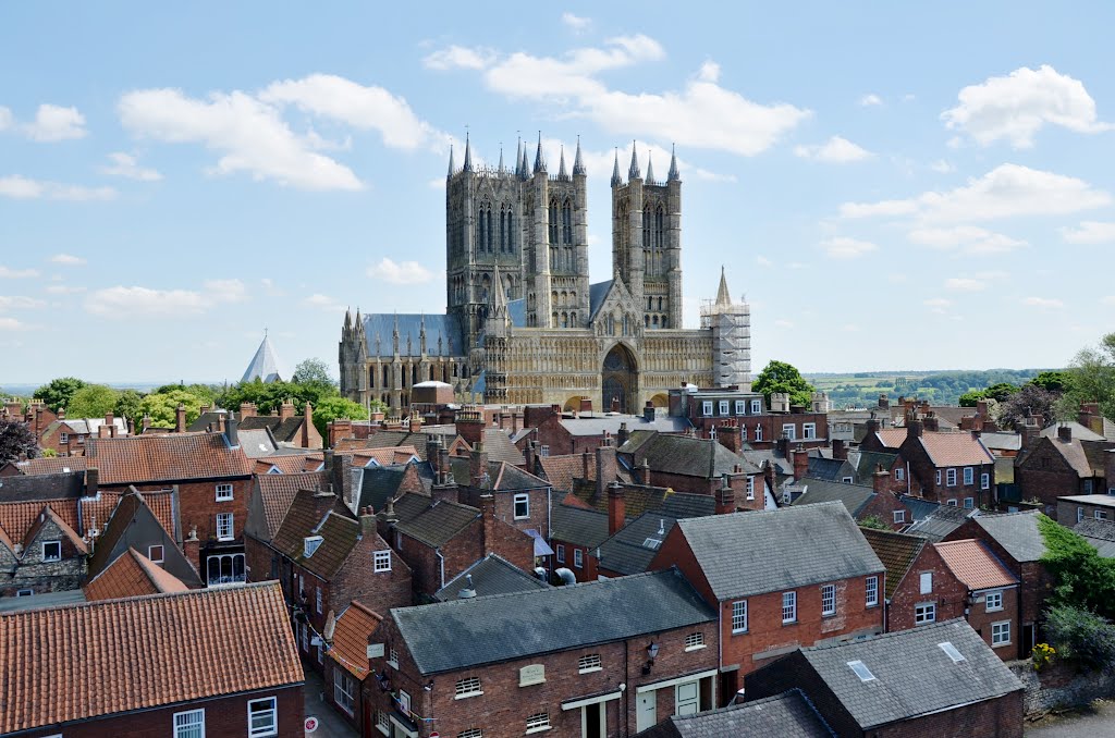 Lincoln Cathedral from castle by tu.andy