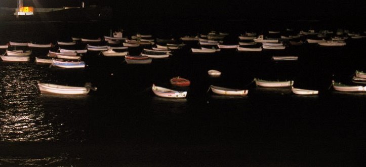 Nocturno de barcos by Plac